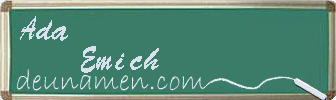 Ada Emich Visitenkarte